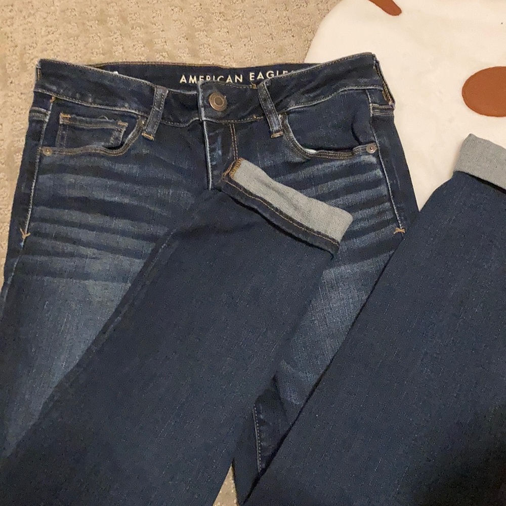 American Eagle jeans!🤍💋